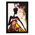 Abstract Girl Matt Textured UV Art Painting Kafalo