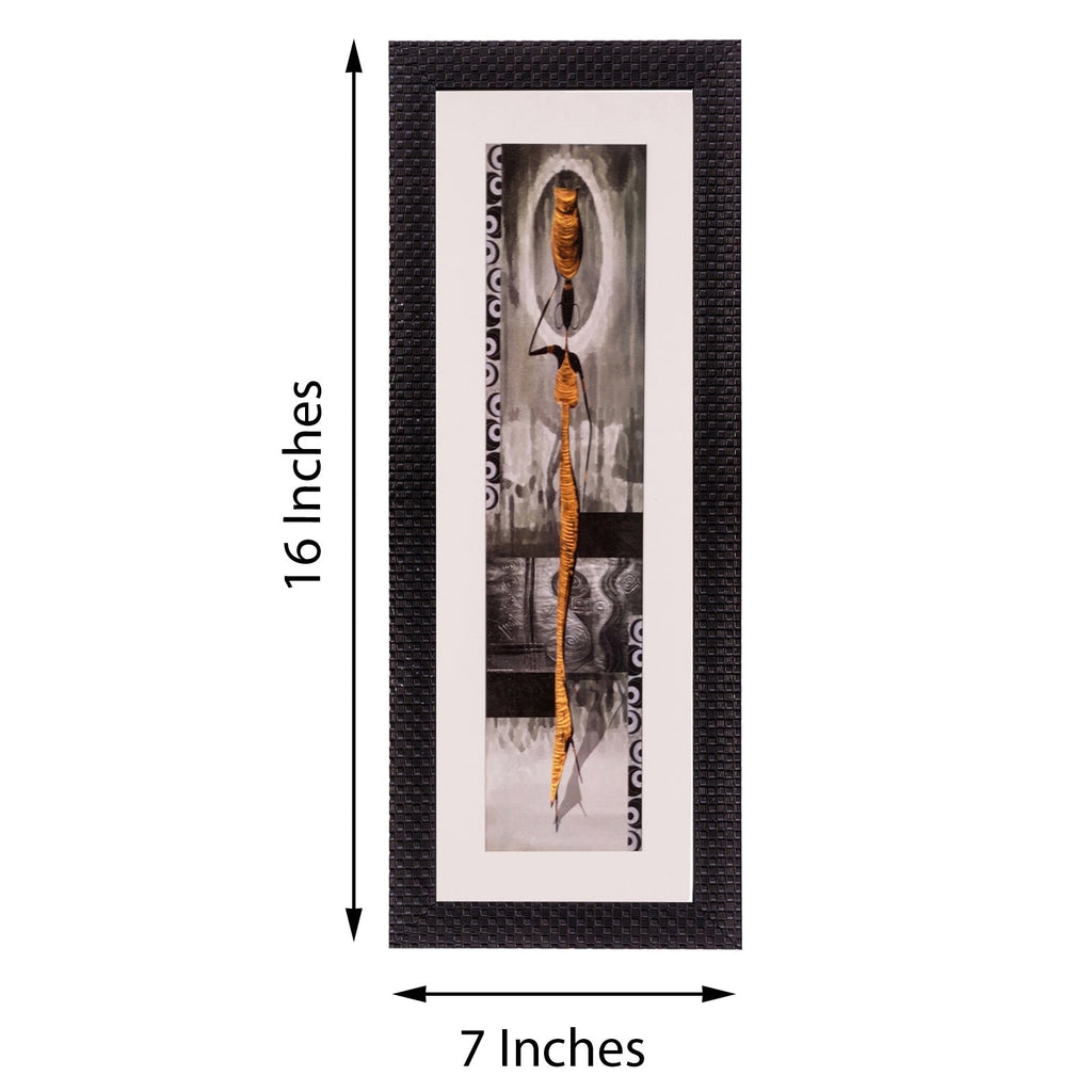 Tribal Lady Matt Texture UV Art Painting Kafalo