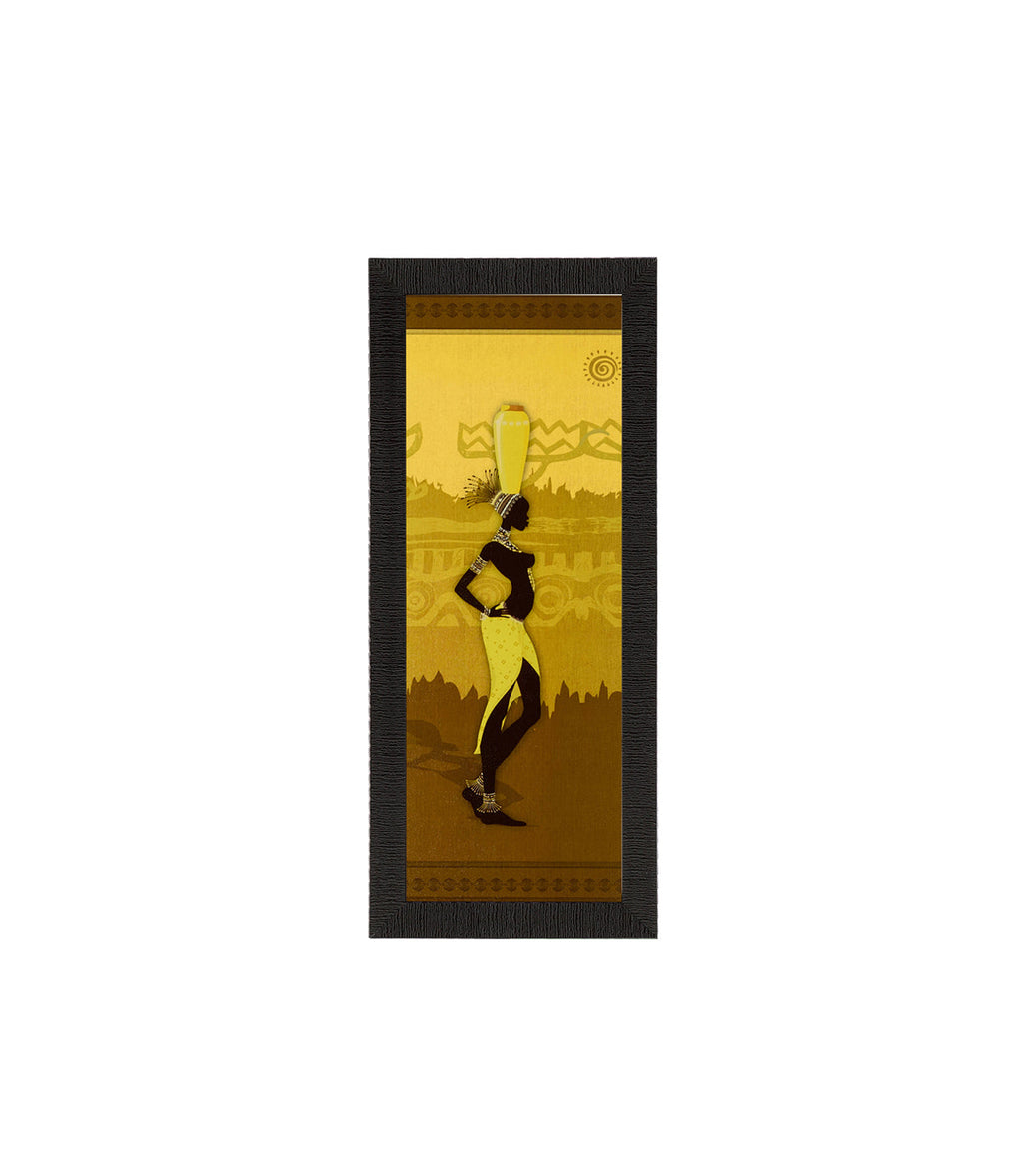 Tribal Lady Matt Texture UV Art Painting Kafalo