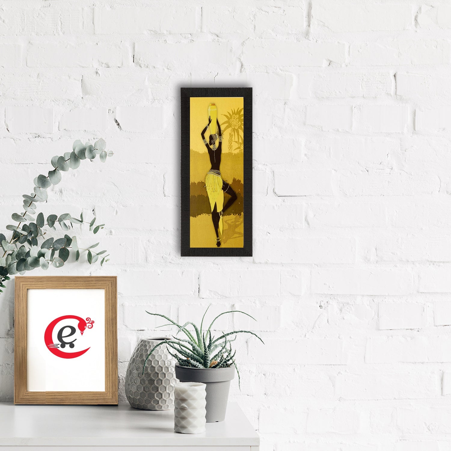 Tribal Lady Matt Texture UV Art Painting Kafalo