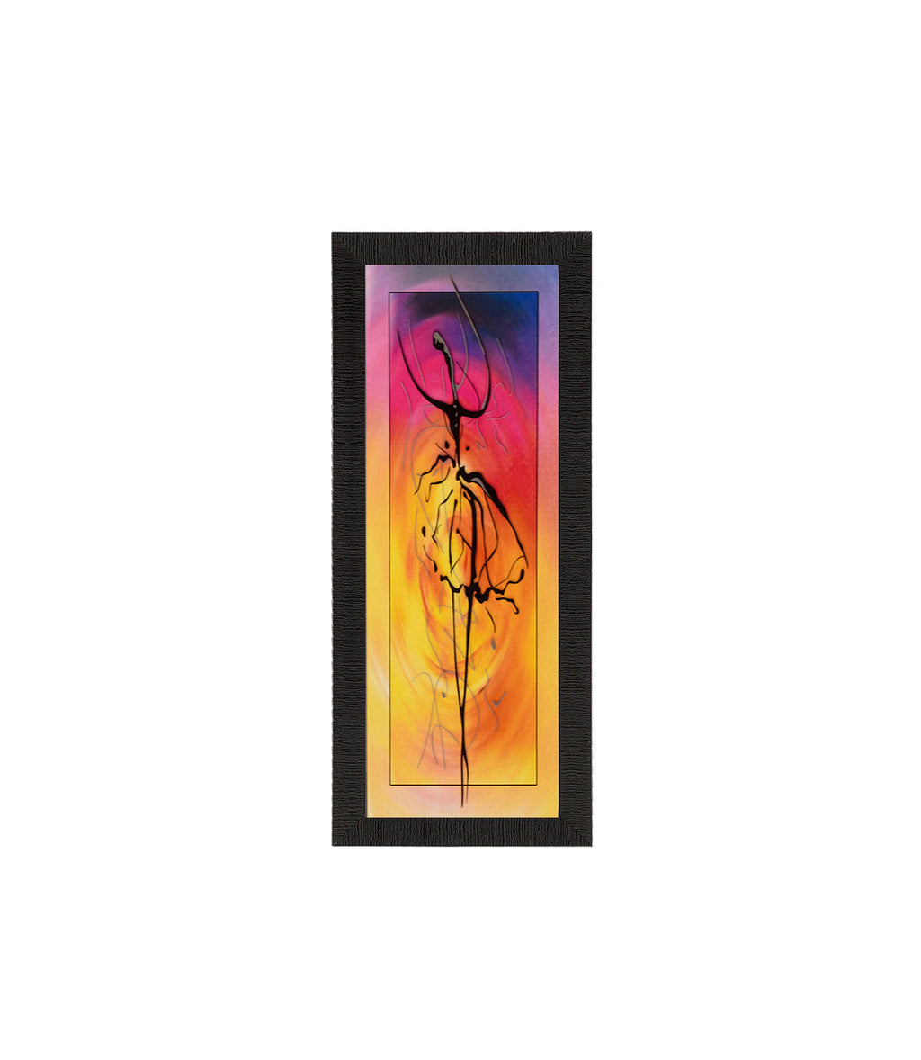 Dancing Lady Matt Texture UV Art Painting Kafalo