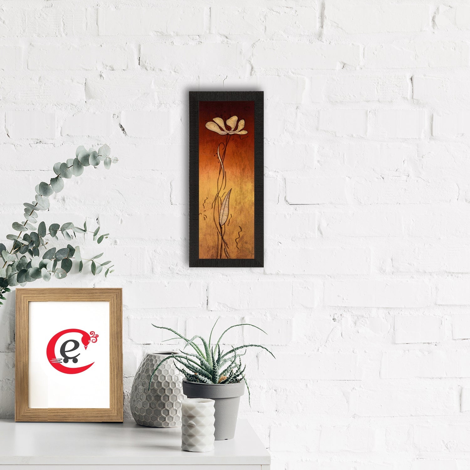 Floral Matt Texture UV Art Painting Kafalo