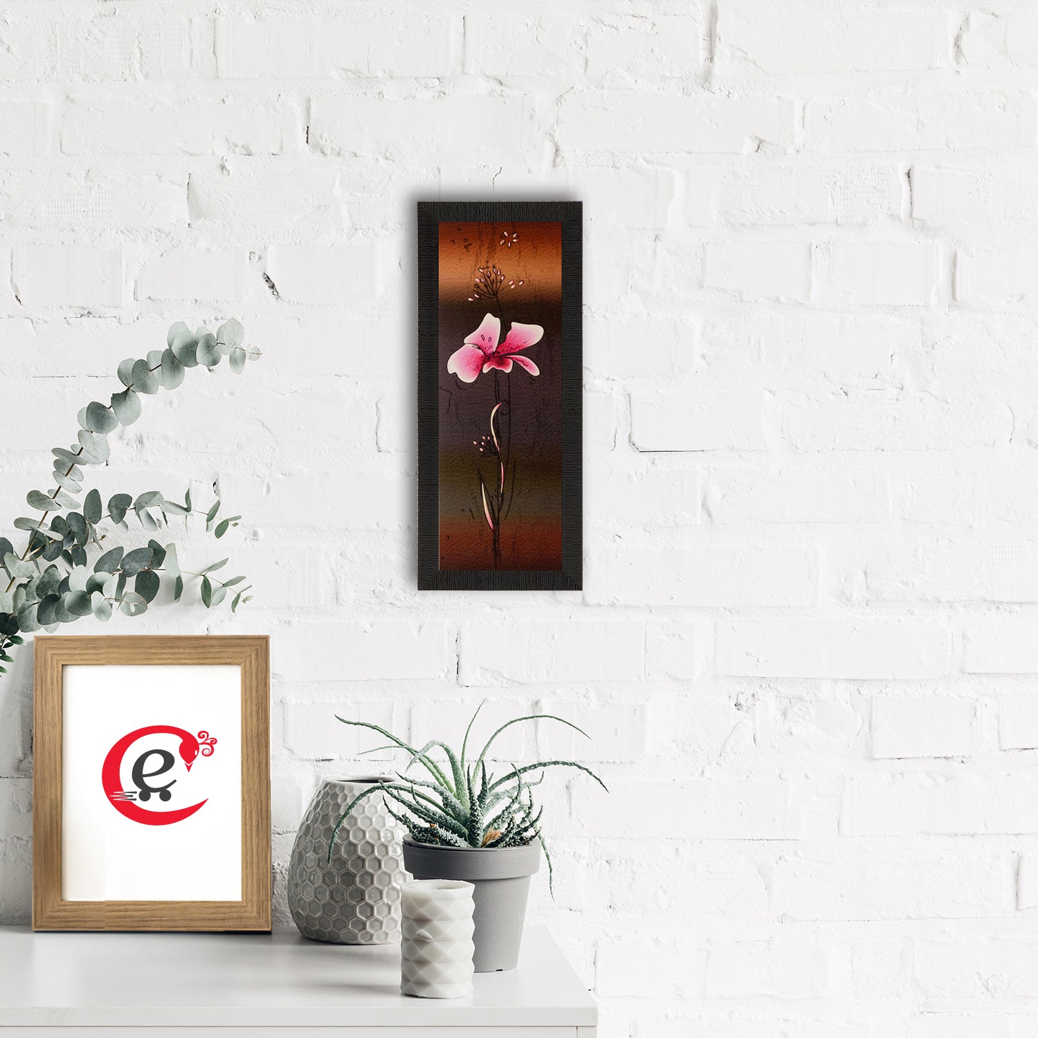 Floral Matt Texture UV Art Painting Kafalo