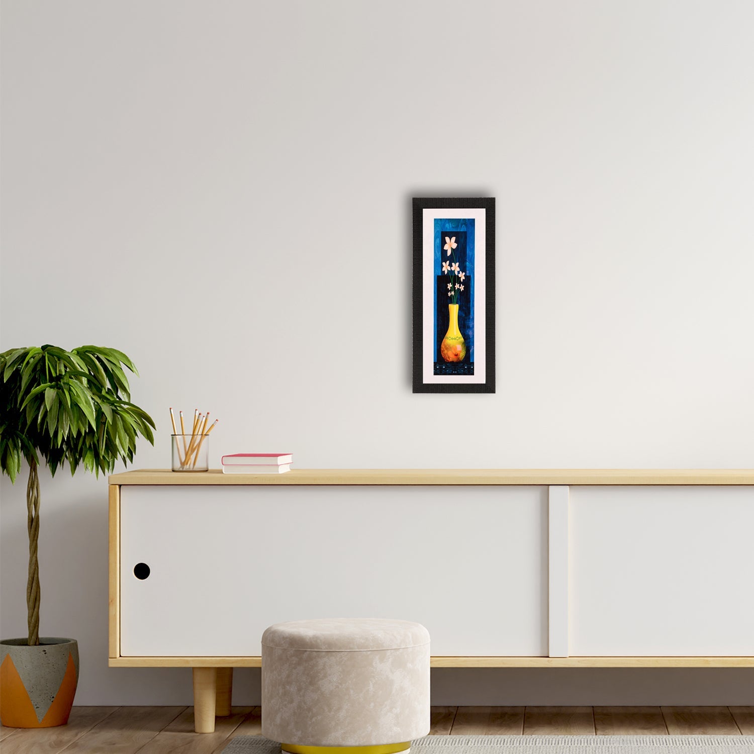 Floral Matt Texture UV Art Painting Kafalo