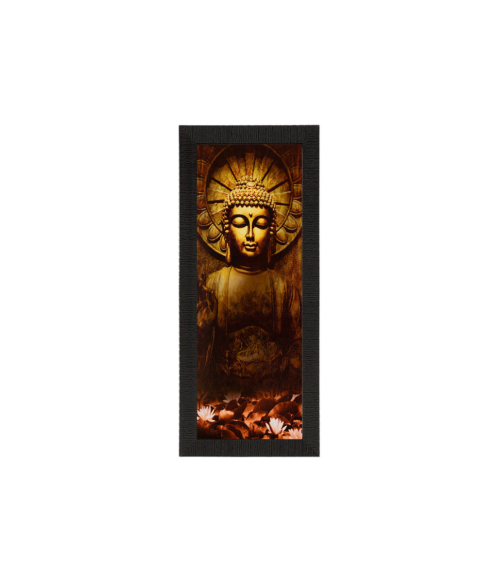 Lord Buddha Painting Digital Printed Religious Wall Art Kafalo