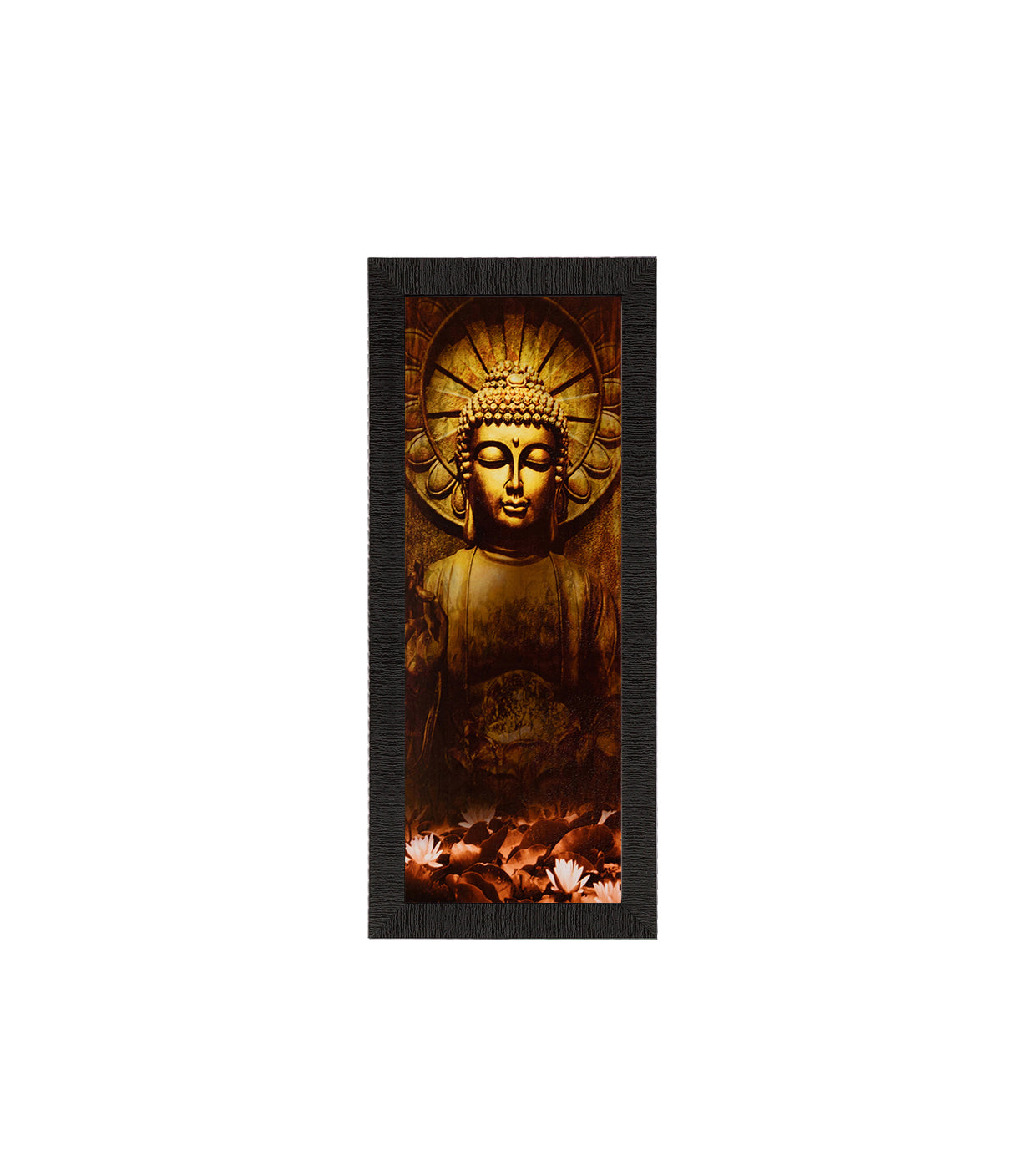 Lord Buddha Painting Digital Printed Religious Wall Art Kafalo