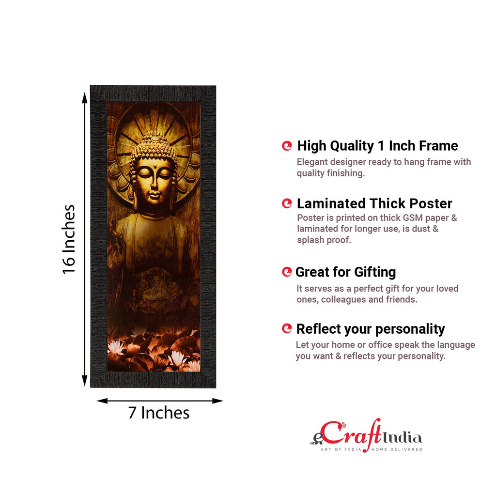 Lord Buddha Painting Digital Printed Religious Wall Art Kafalo