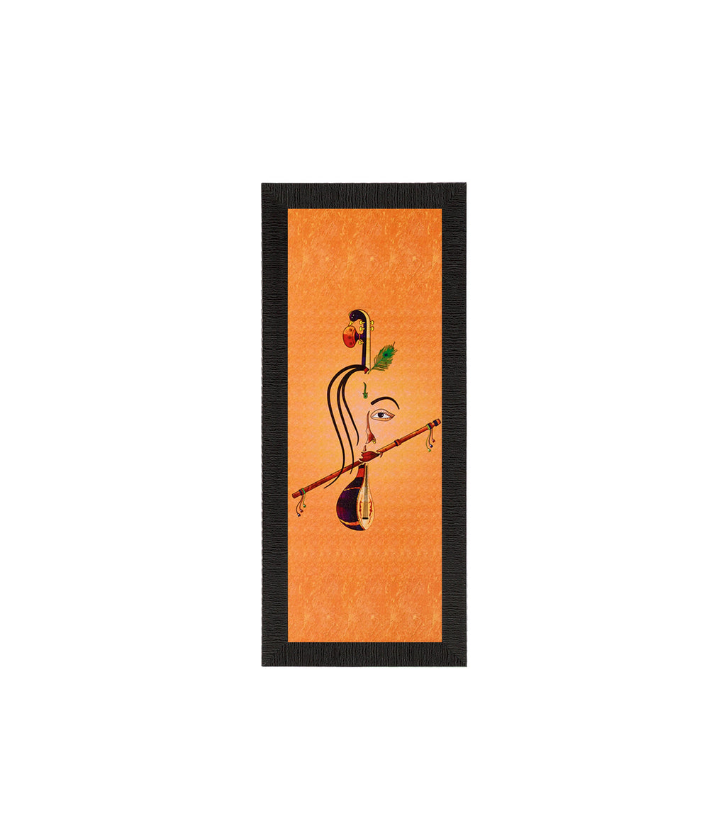 Krishna playing Flute Matt Texture UV Art Painting Kafalo