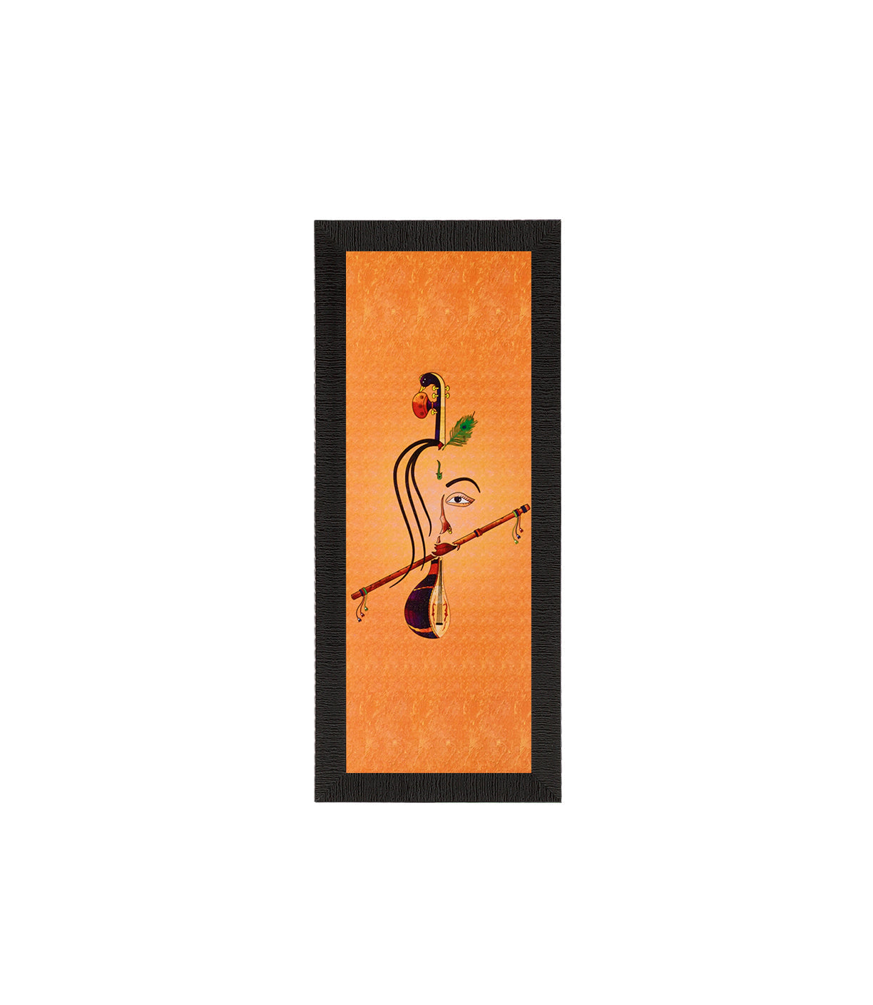 Krishna playing Flute Matt Texture UV Art Painting Kafalo