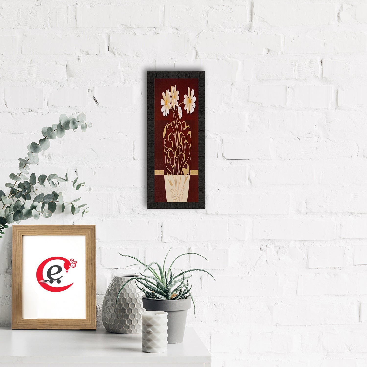 Floral Matt Texture UV Art Painting Kafalo