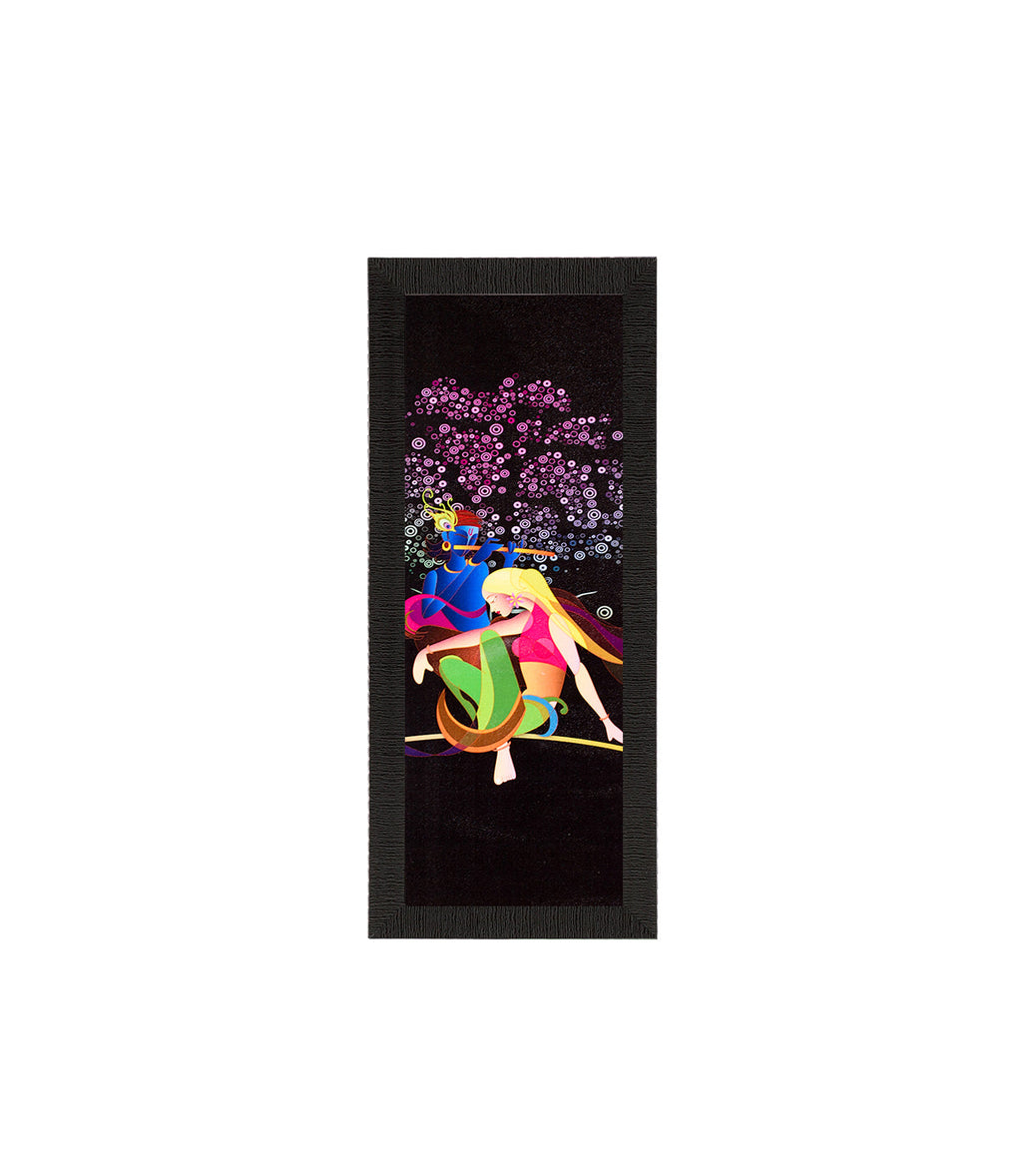 Radha Krishna Painting Digital Printed Religious Wall Art Kafalo