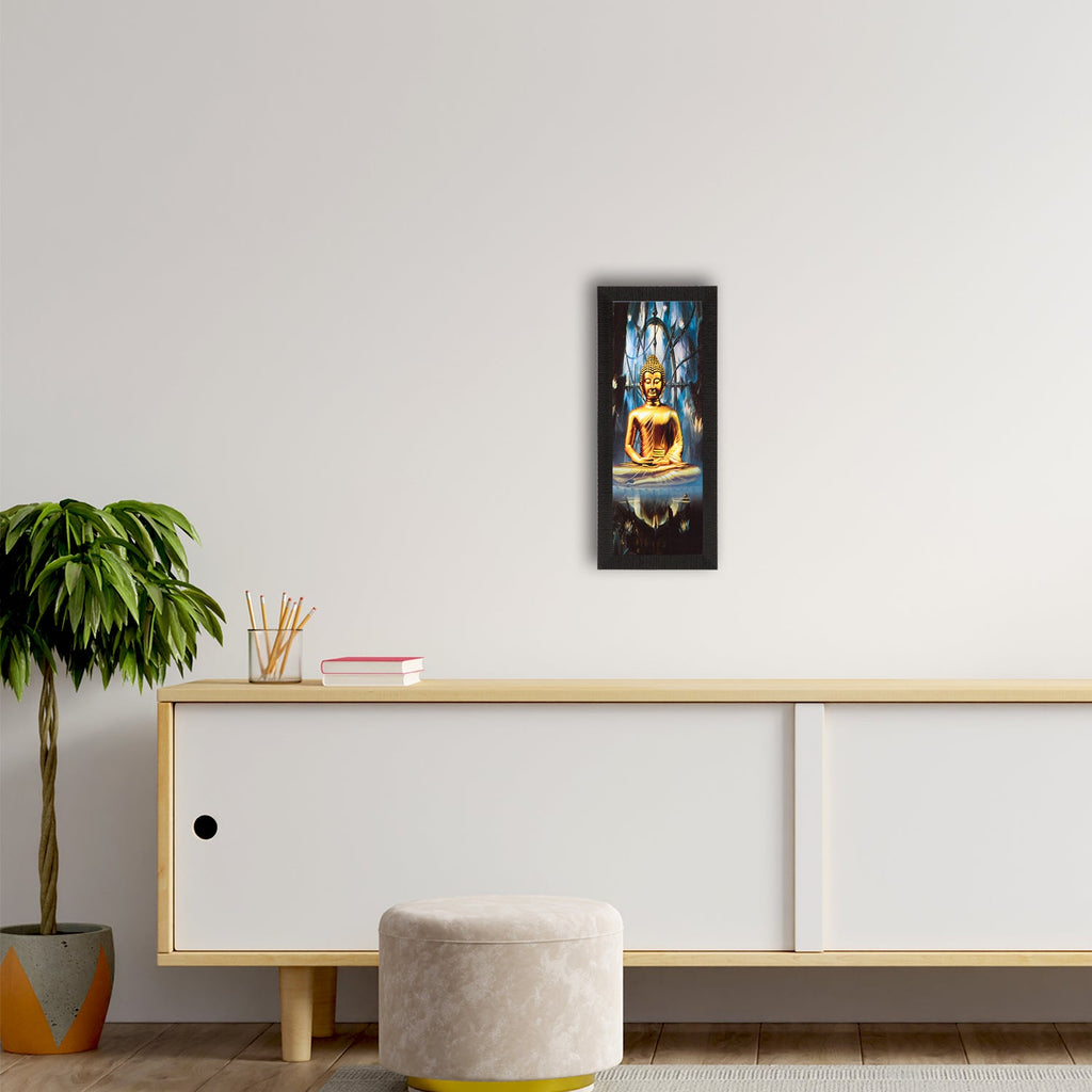Lord Buddha Painting Digital Printed Religious Wall Art Kafalo