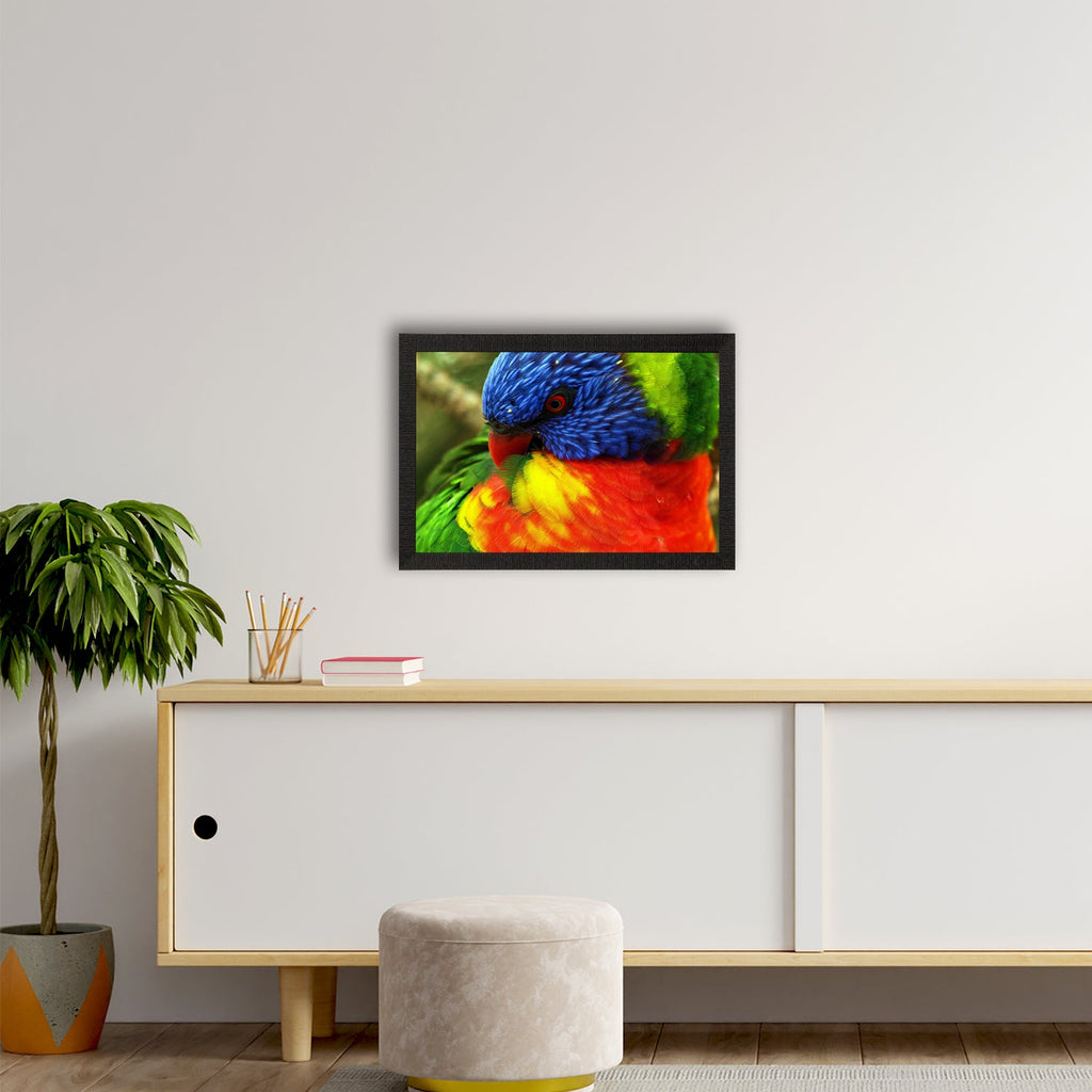 Bird Satin Matt Texture UV Art Painting Kafalo