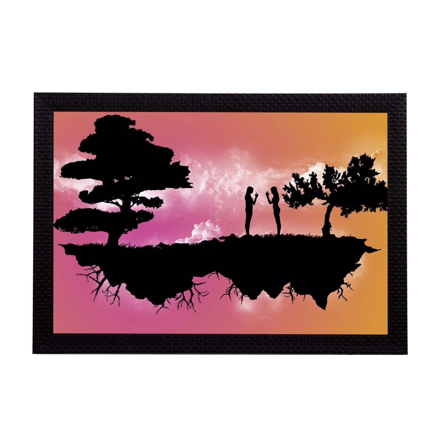 Trees Satin Matt Texture UV Art Painting Kafalo