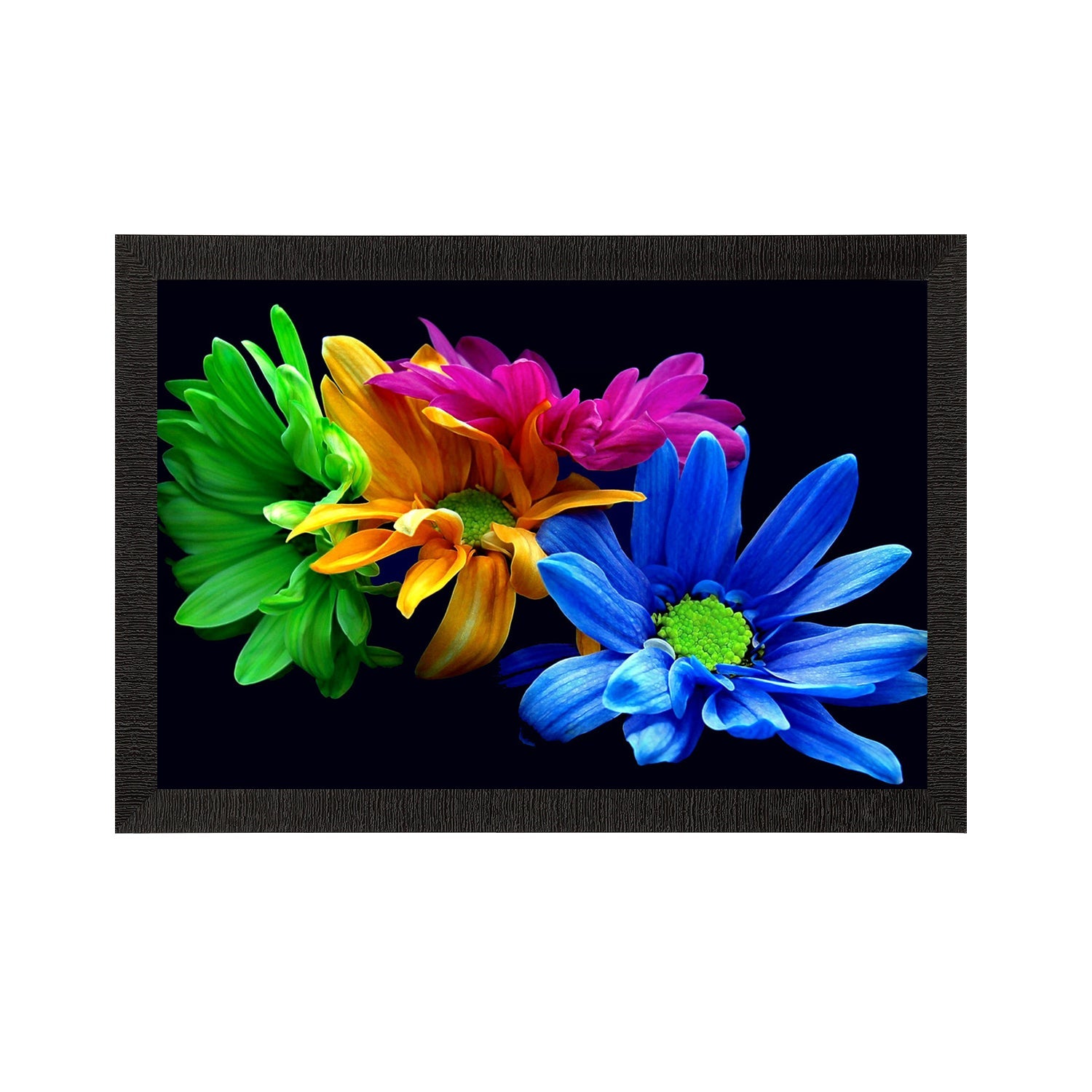 Beautiful Floral Satin Matt Texture UV Art Painting Kafalo