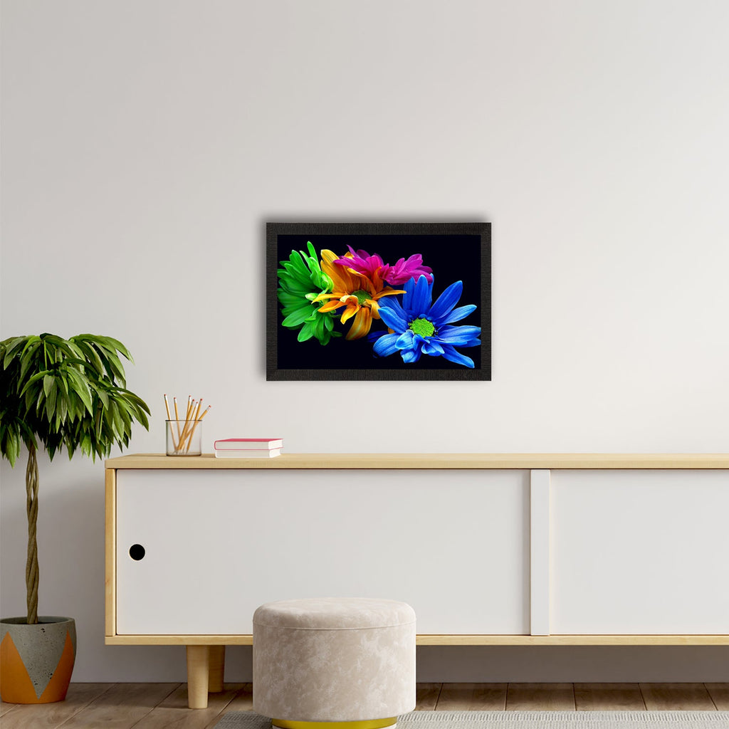 Beautiful Floral Satin Matt Texture UV Art Painting Kafalo