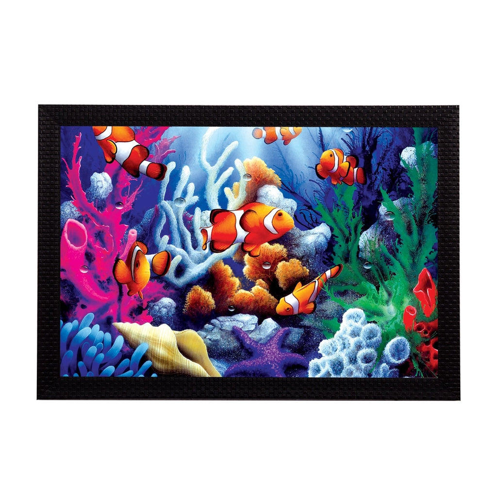 Underwater View Satin Matt Texture UV Art Painting Kafalo