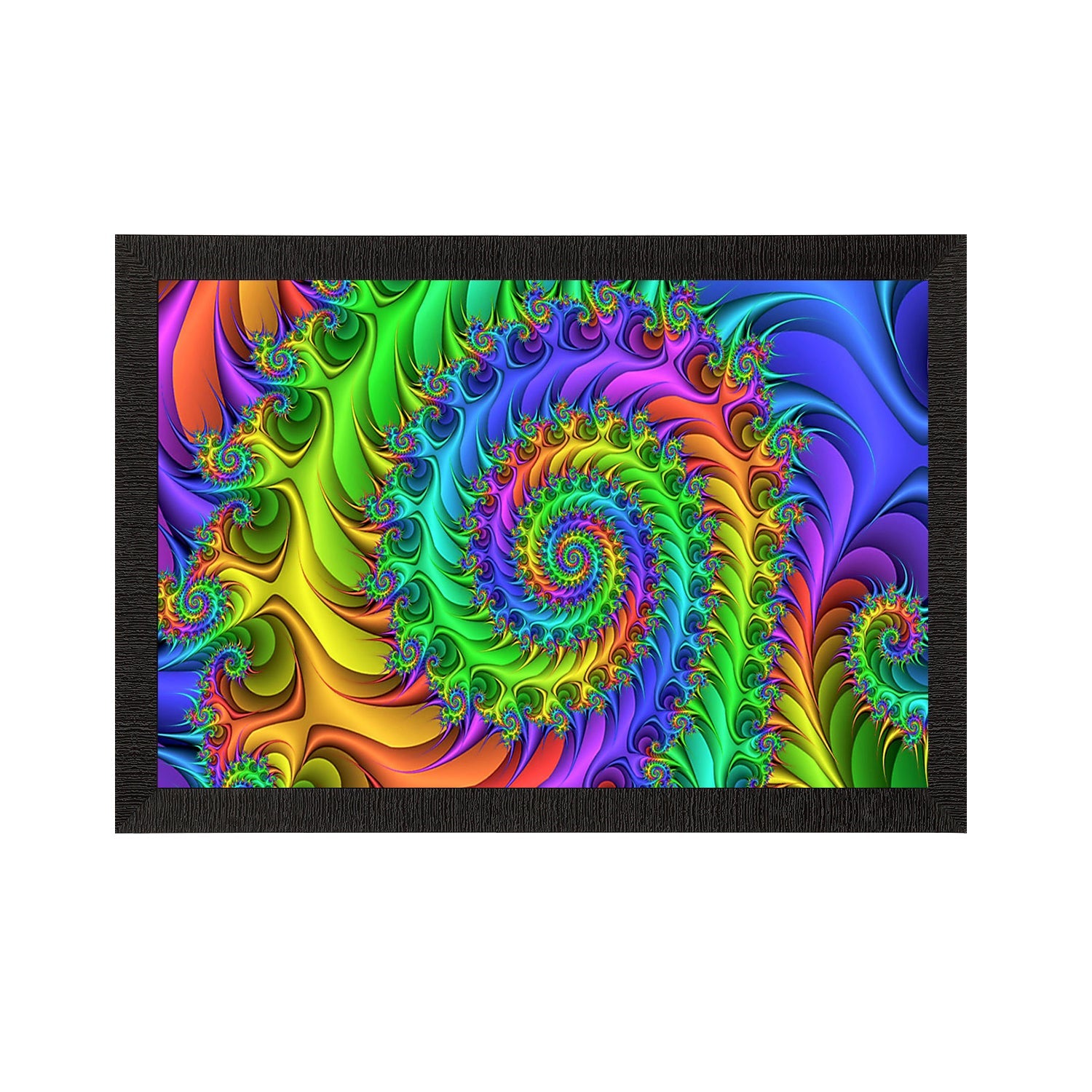 Colorful Abstract Satin Matt Texture UV Art Painting Kafalo
