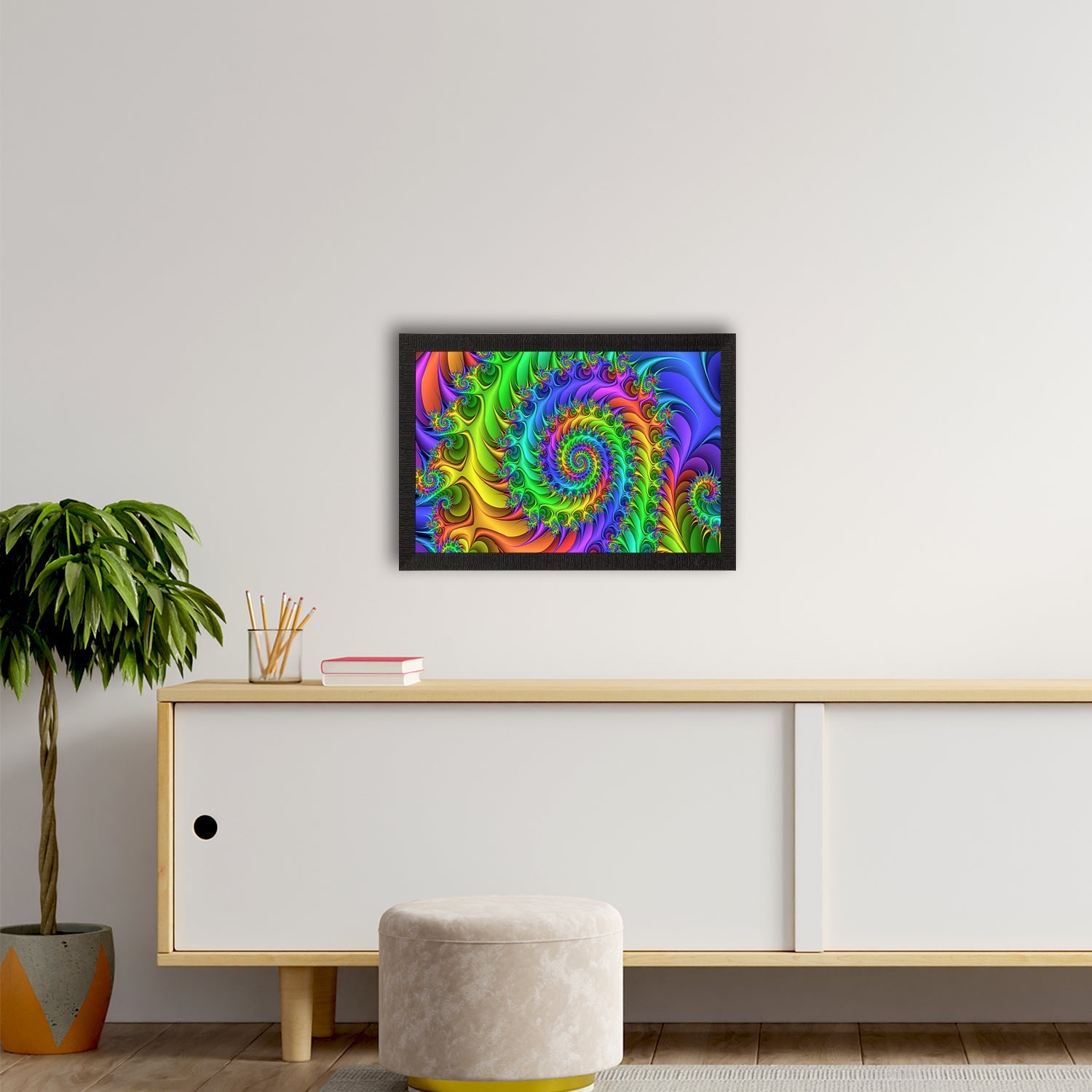 Colorful Abstract Satin Matt Texture UV Art Painting Kafalo