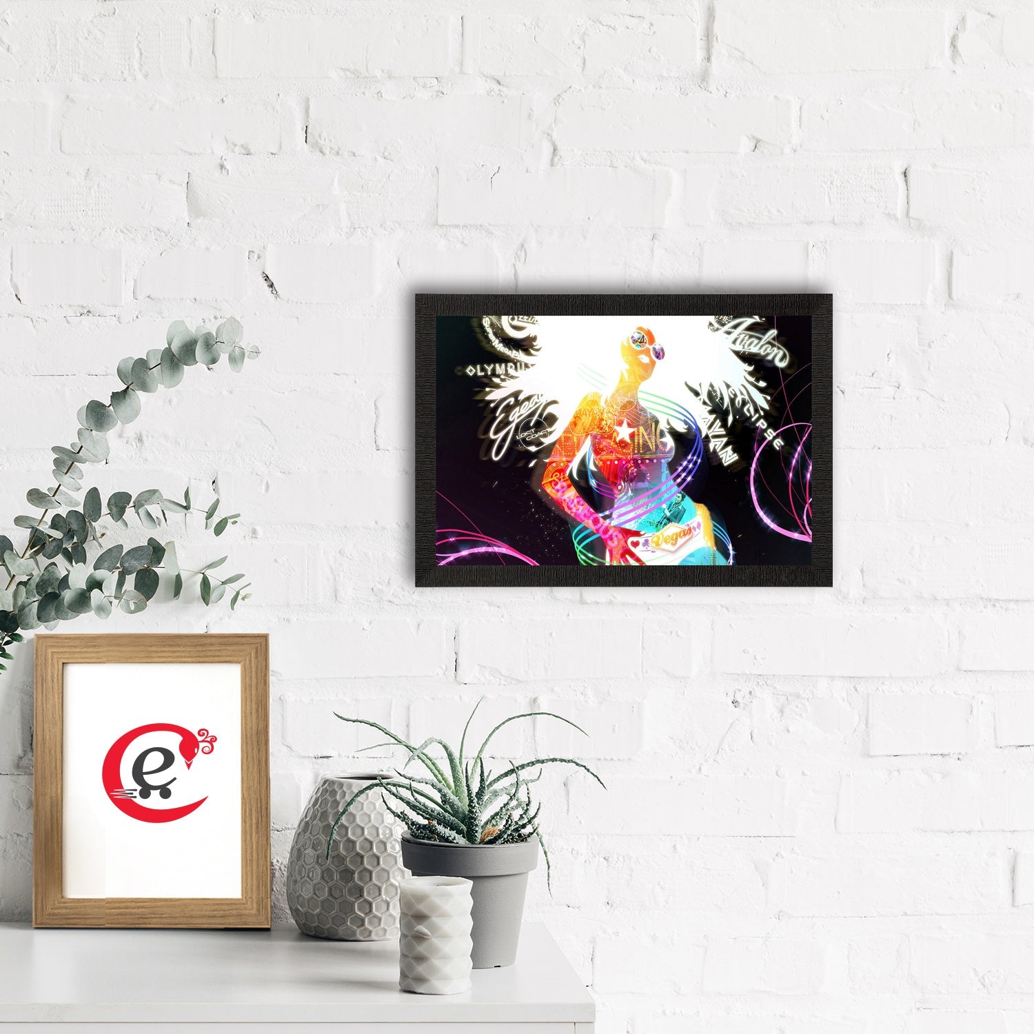 Rock Girl Satin Matt Texture UV Art Painting Kafalo