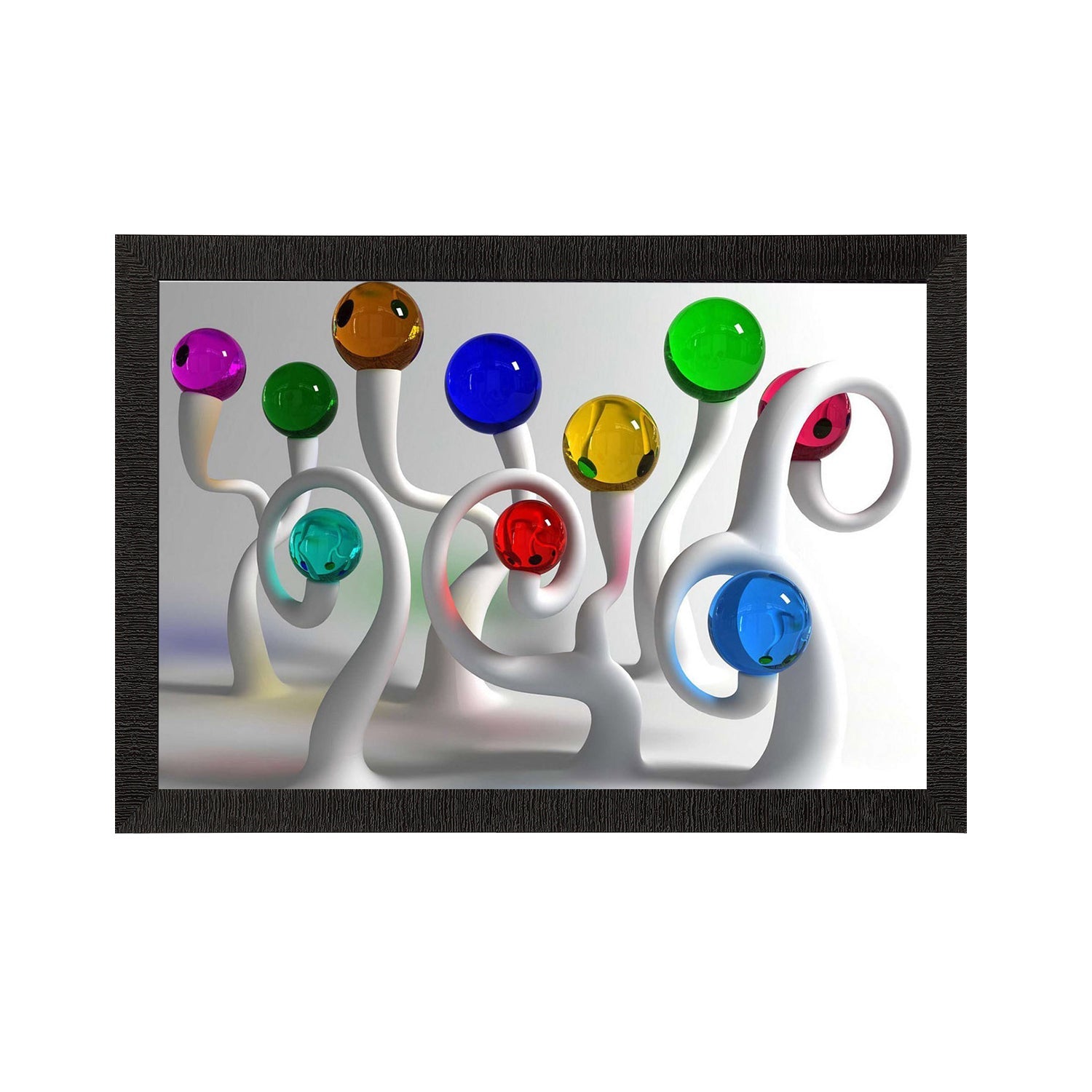 Abstract Colorful Satin Matt Texture UV Art Painting Kafalo