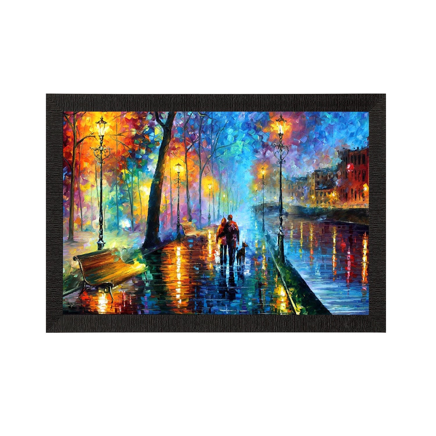 You & Me Satin Matt Texture UV Art Painting Kafalo