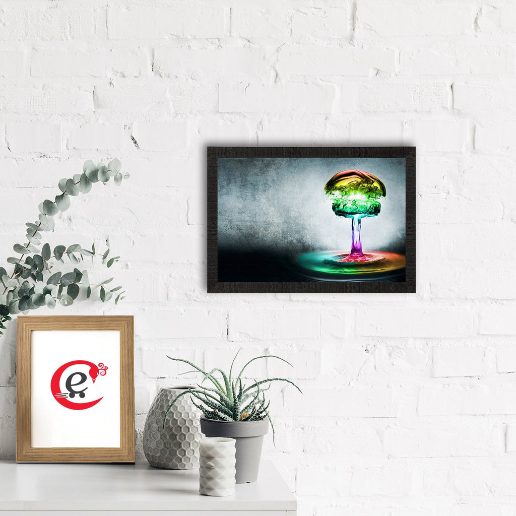 Dark Abstract Satin Matt Texture UV Art Painting Kafalo