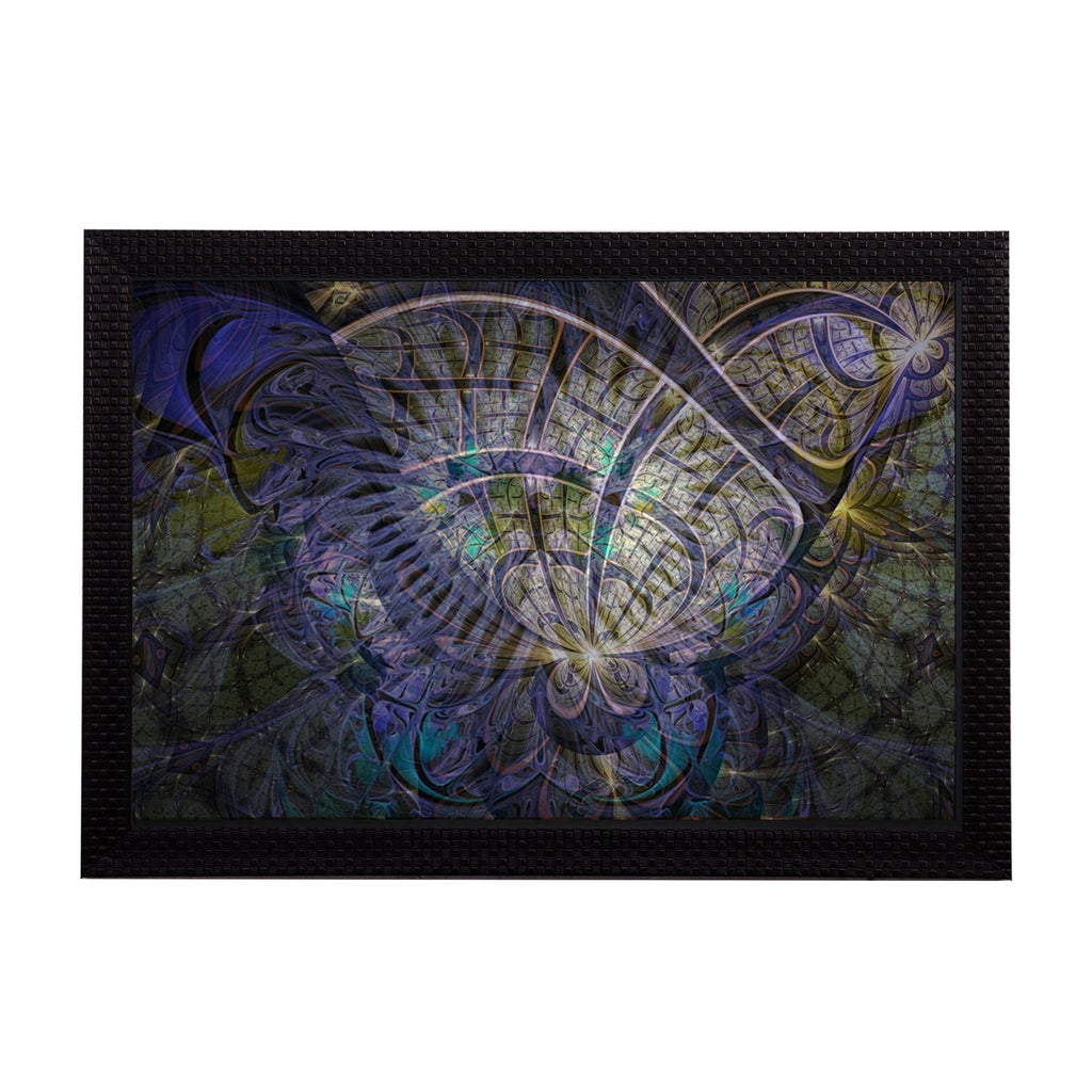 Purple Abstract Satin Matt Texture UV Art Painting Kafalo