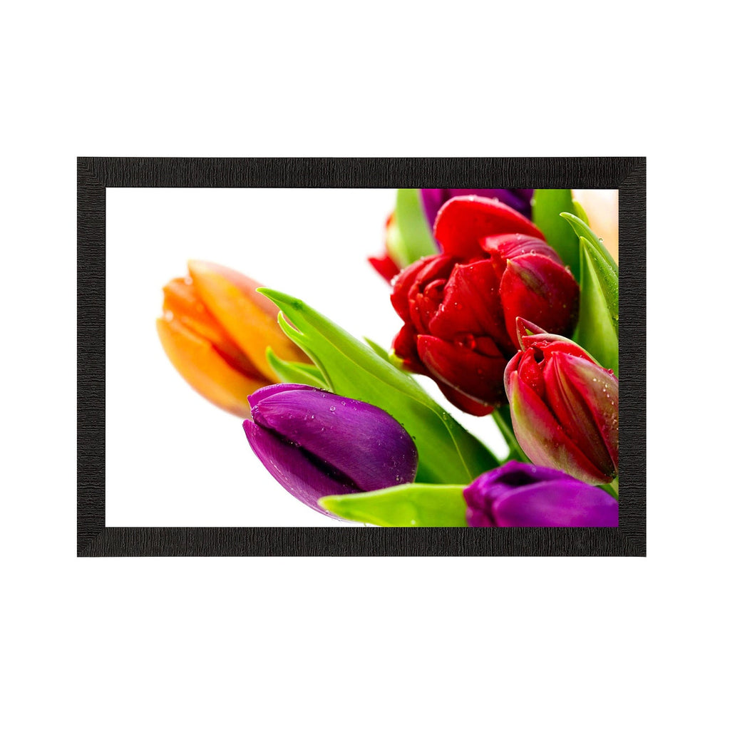 Colorful Flora Satin Matt Texture UV Art Painting Kafalo