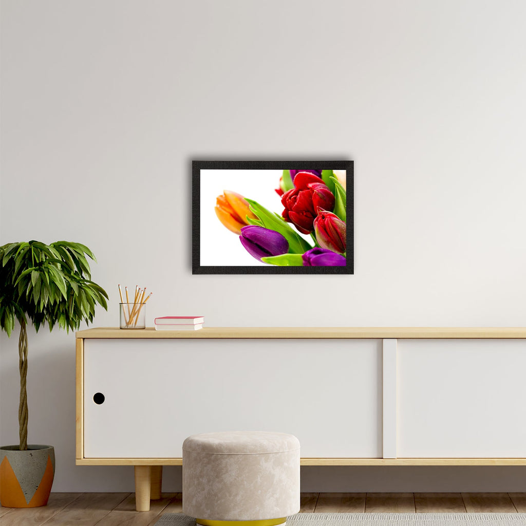 Colorful Flora Satin Matt Texture UV Art Painting Kafalo