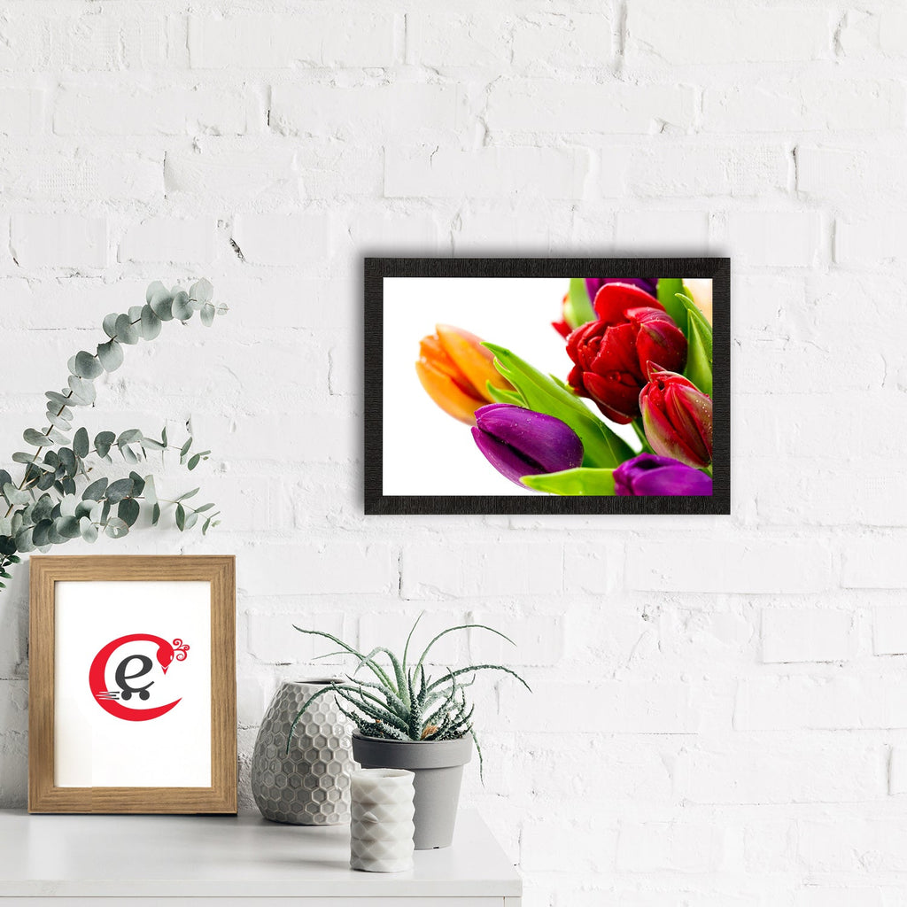 Colorful Flora Satin Matt Texture UV Art Painting Kafalo