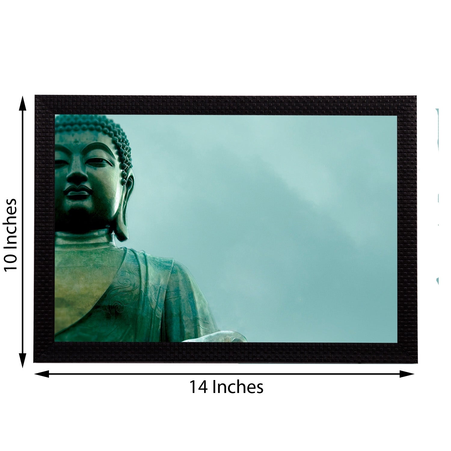 Lord Buddha Satin Matt Texture UV Art Painting Kafalo