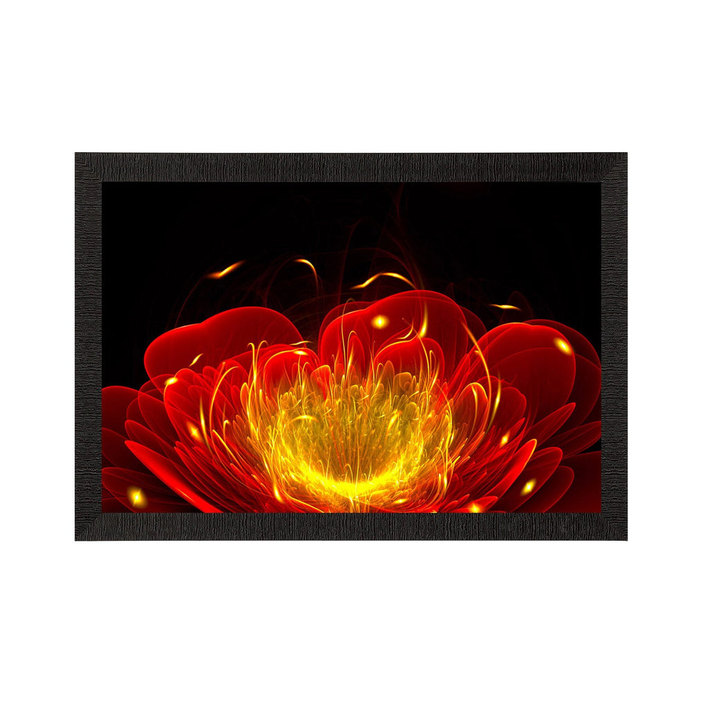 Neon Flower Satin Matt Texture UV Art Painting Kafalo