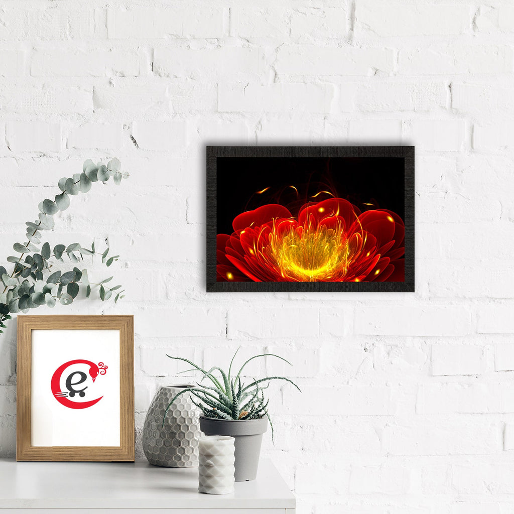 Neon Flower Satin Matt Texture UV Art Painting Kafalo