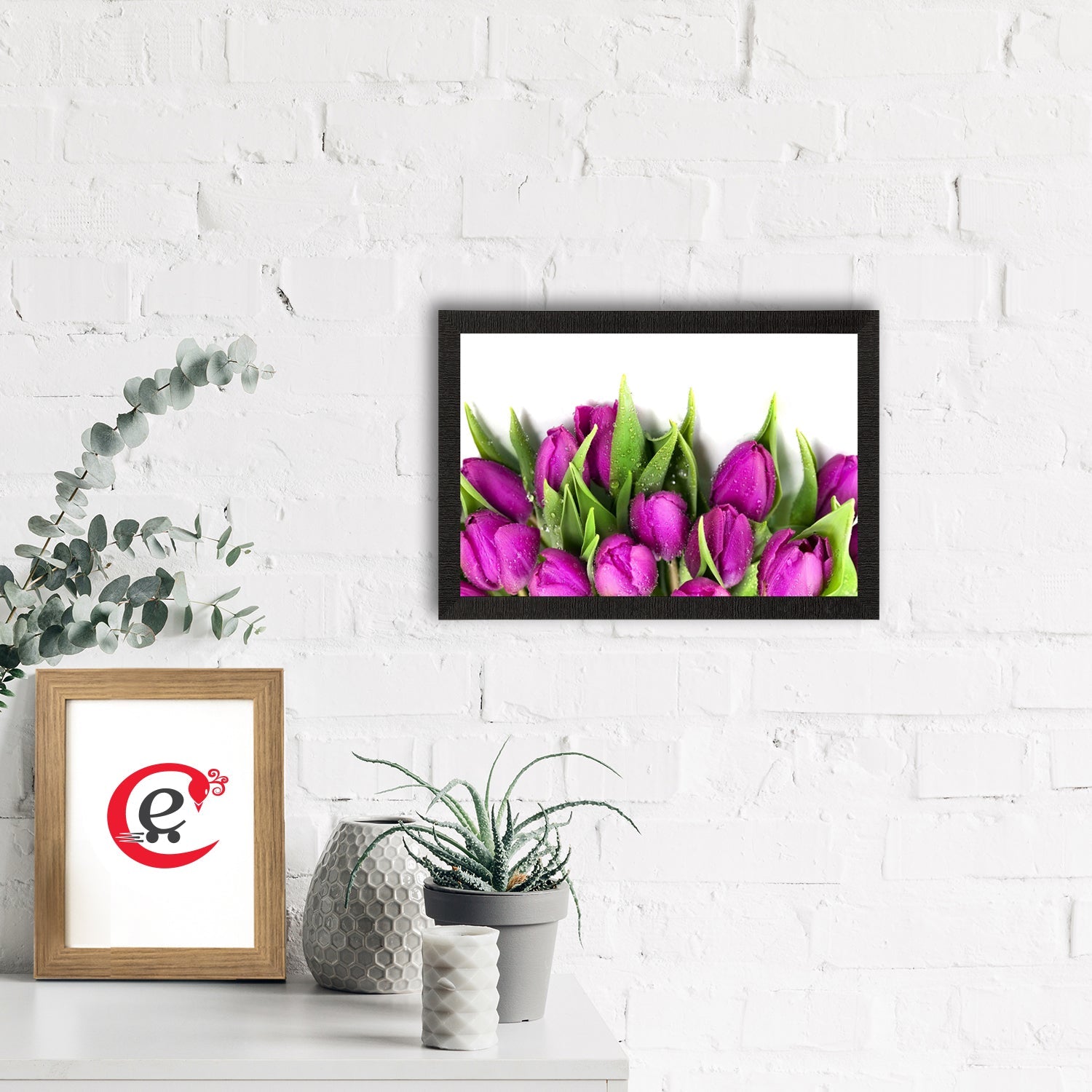 Pink Floral Satin Matt Texture UV Art Painting Kafalo