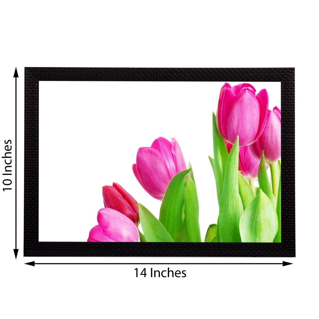 Floral Pink Satin Matt Texture UV Art Painting Kafalo