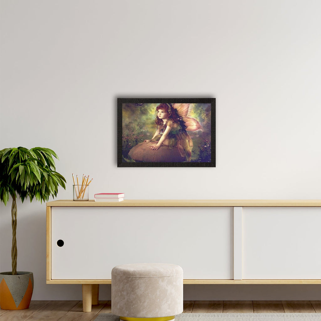 Little Angel Satin Matt Texture UV Art Painting Kafalo