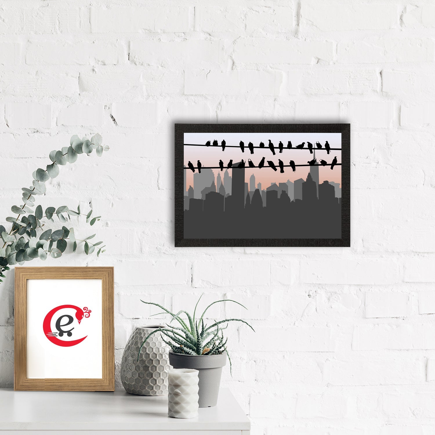 City Mornin View Satin Matt Texture UV Art Painting Kafalo