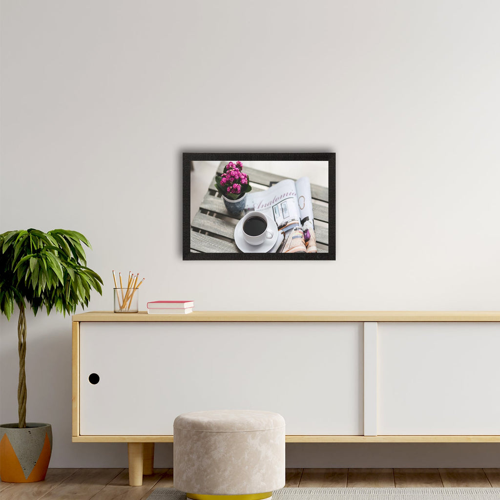 Morning Tea Satin Matt Texture UV Art Painting Kafalo