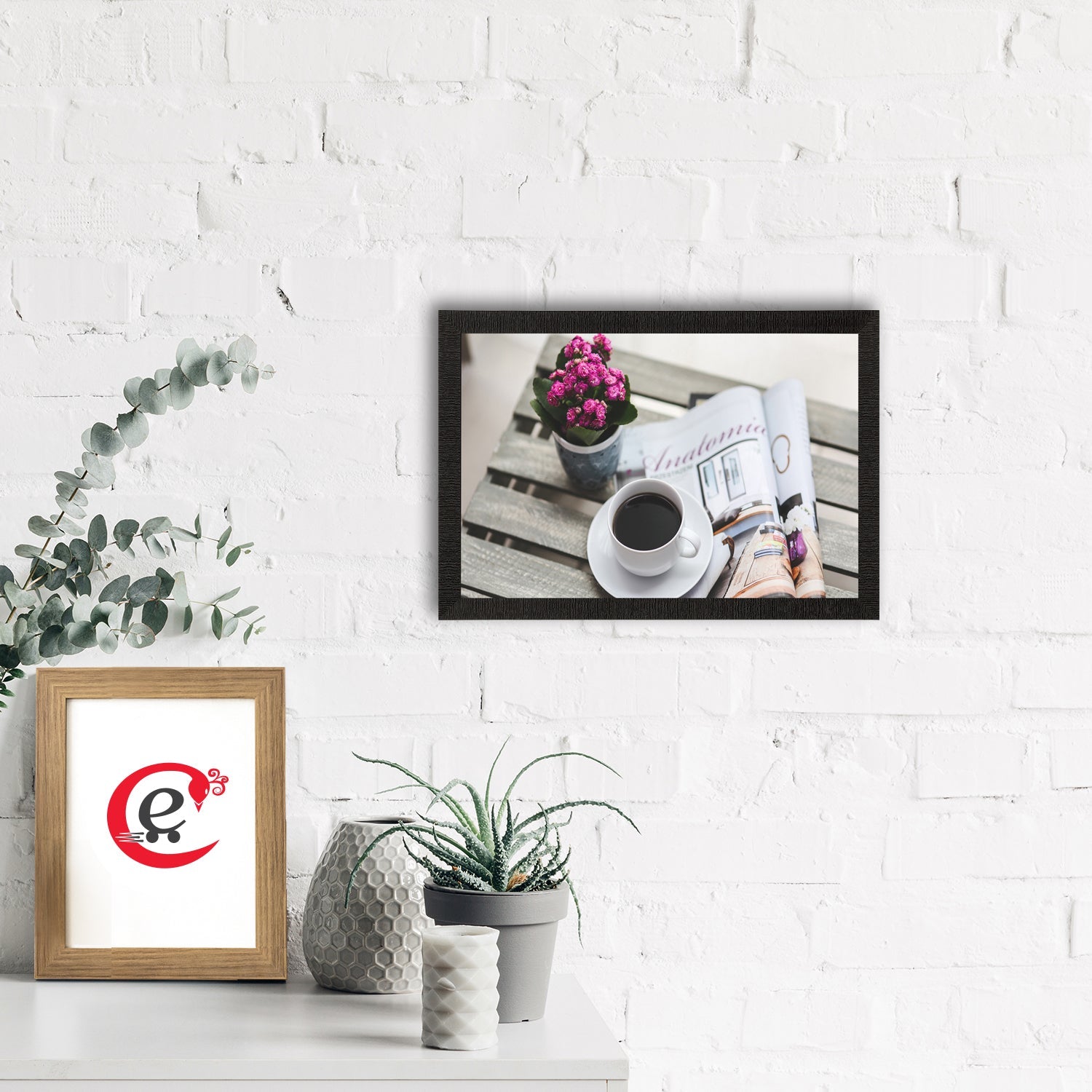 Morning Tea Satin Matt Texture UV Art Painting Kafalo