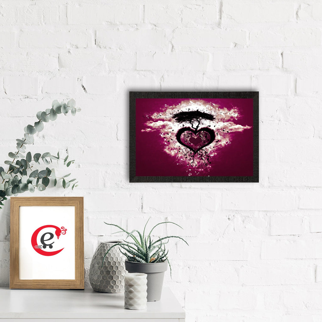 Heart Satin Matt Texture UV Art Painting Kafalo