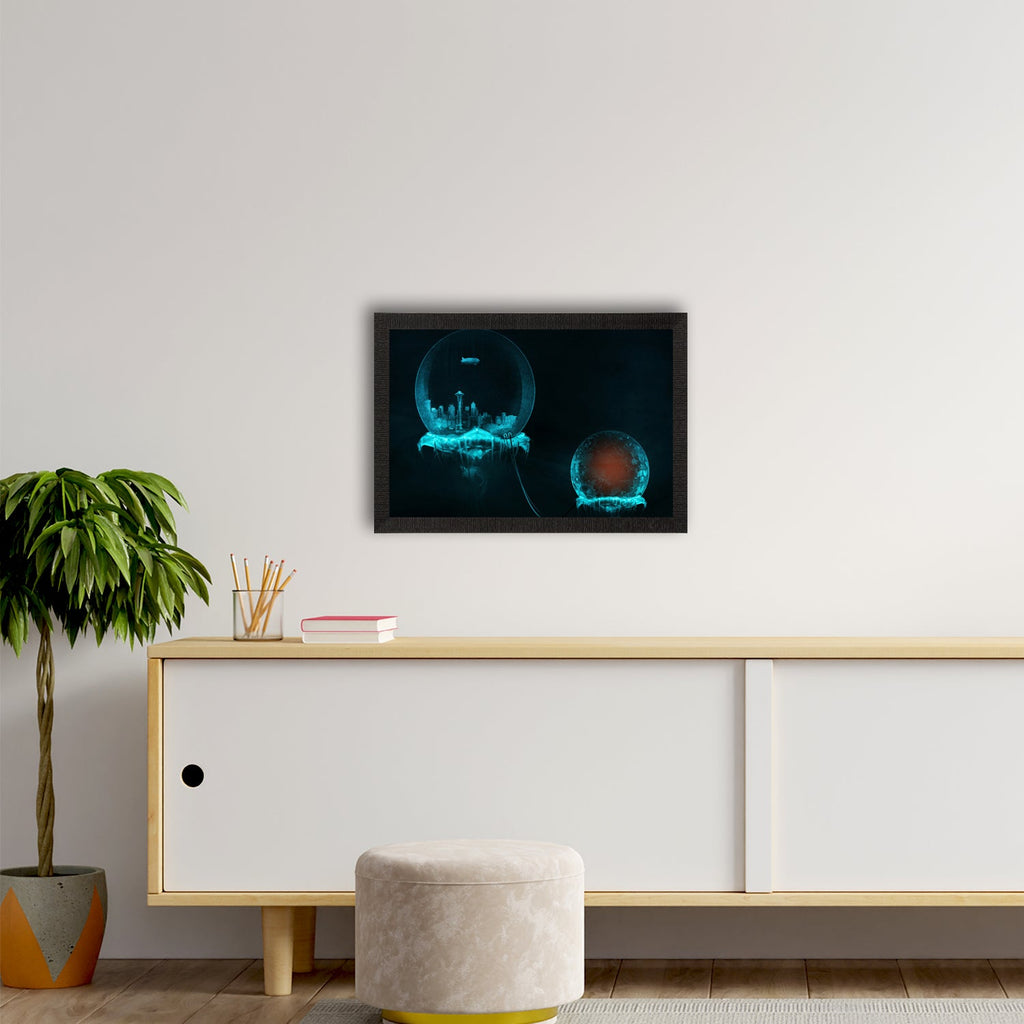 Neon View Satin Matt Texture UV Art Painting Kafalo