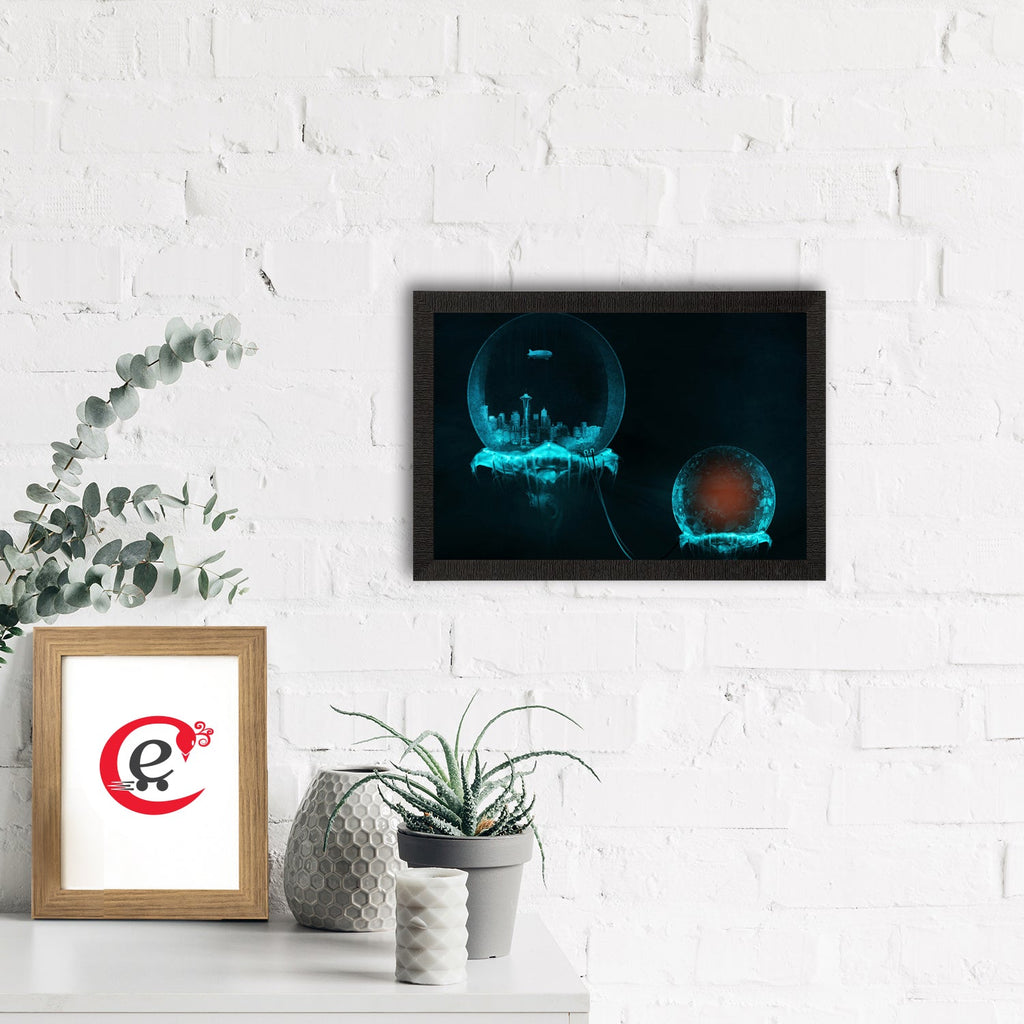 Neon View Satin Matt Texture UV Art Painting Kafalo