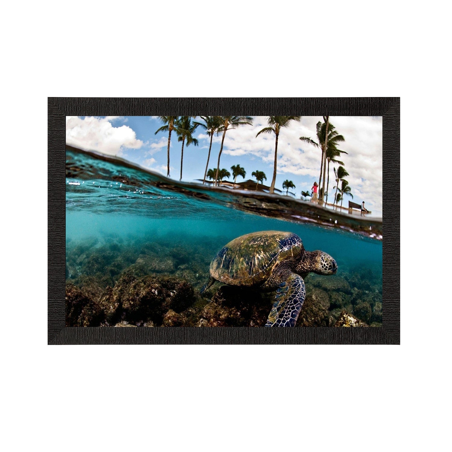 Sea Side Satin Matt Texture UV Art Painting Kafalo