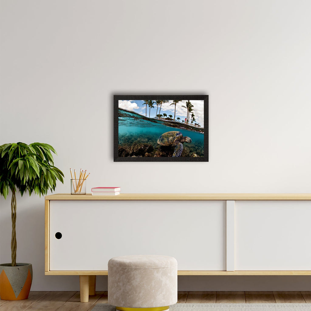 Sea Side Satin Matt Texture UV Art Painting Kafalo