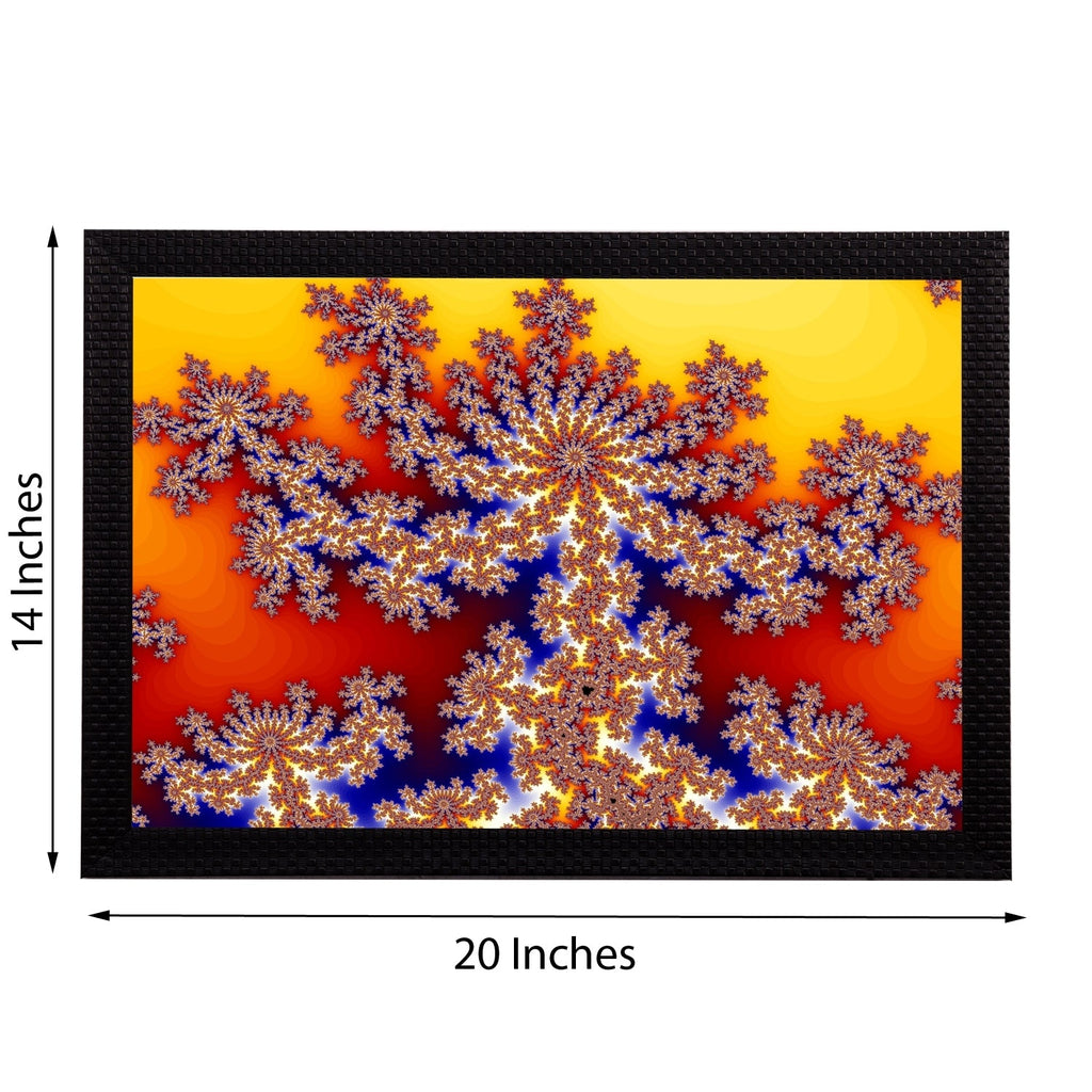 Yellow Abstract Satin Matt Texture UV Art Painting Kafalo