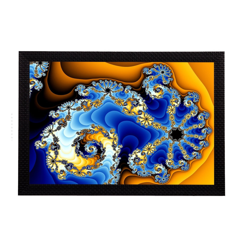 Dual Color Abstract Satin Matt Texture UV Art Painting Kafalo