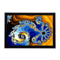 Dual Color Abstract Satin Matt Texture UV Art Painting Kafalo