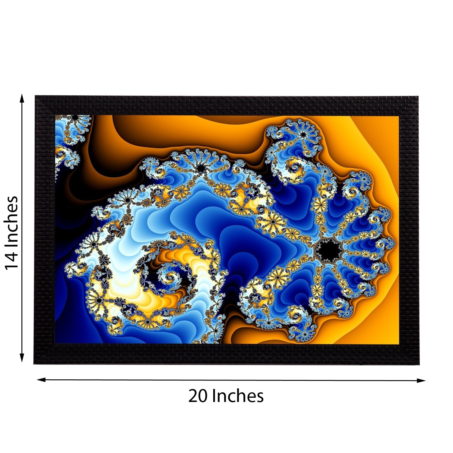 Dual Color Abstract Satin Matt Texture UV Art Painting Kafalo
