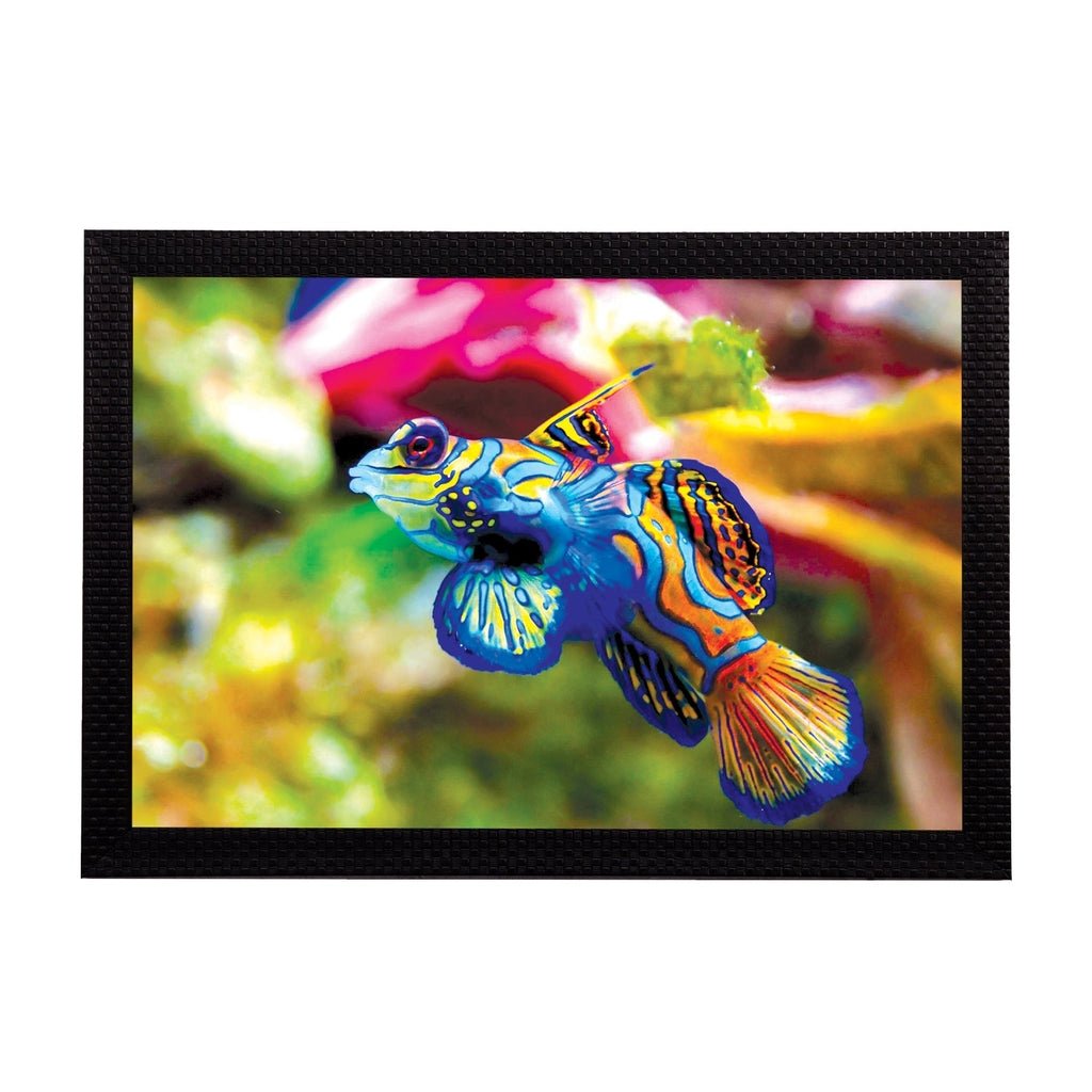 Fish Satin Matt Texture UV Art Painting Kafalo